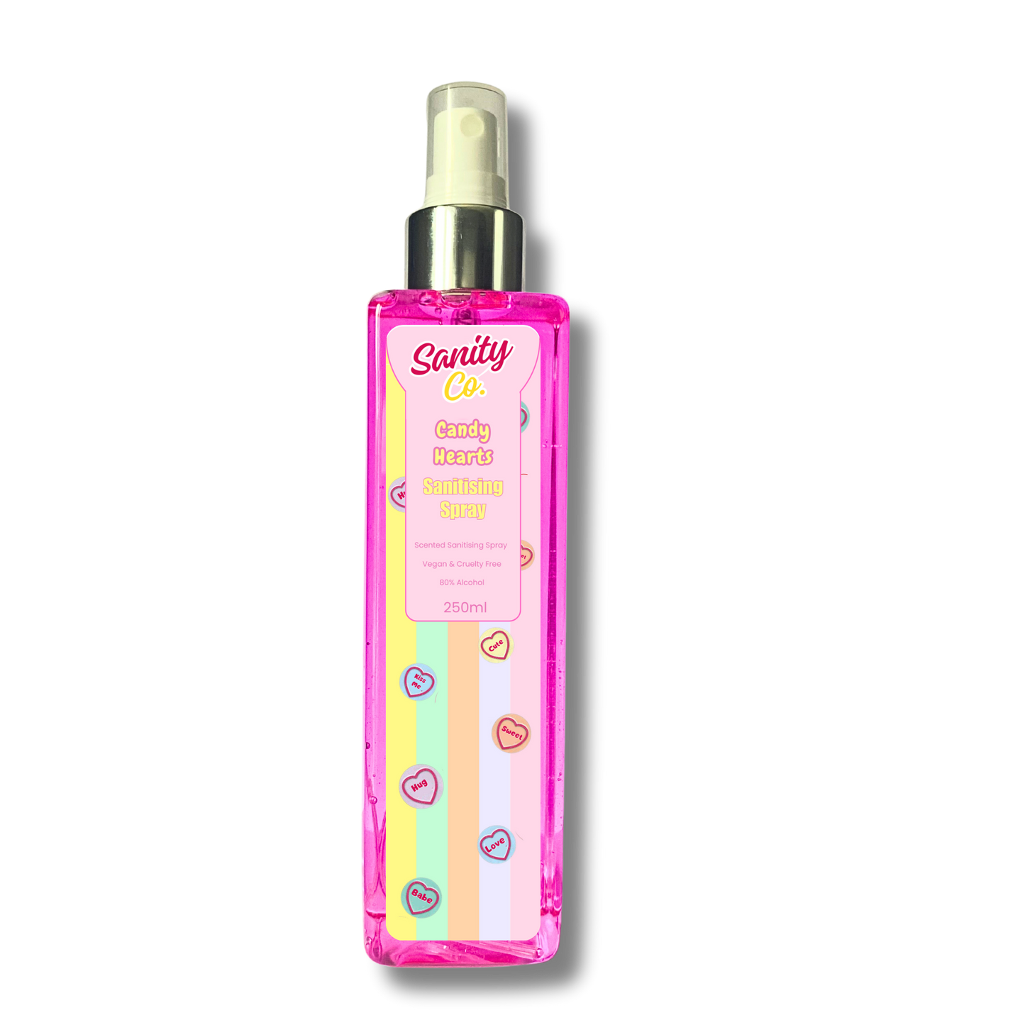 Candy Hearts Sanitising Spray - 250ml