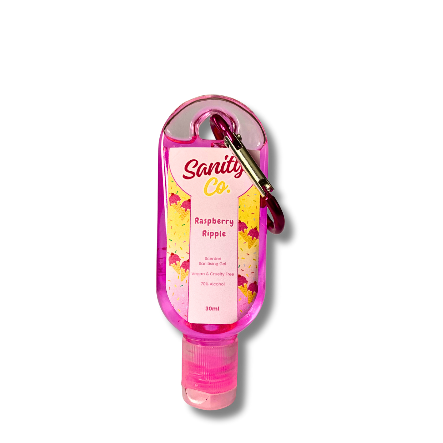 Raspberry Ripple Sanitising Gel - 30ml