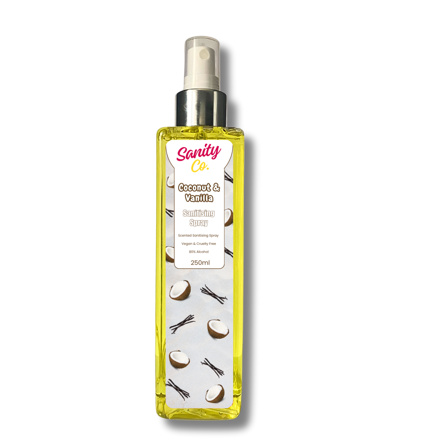 Coconut & Vanilla Sanitising Spray - 250ml